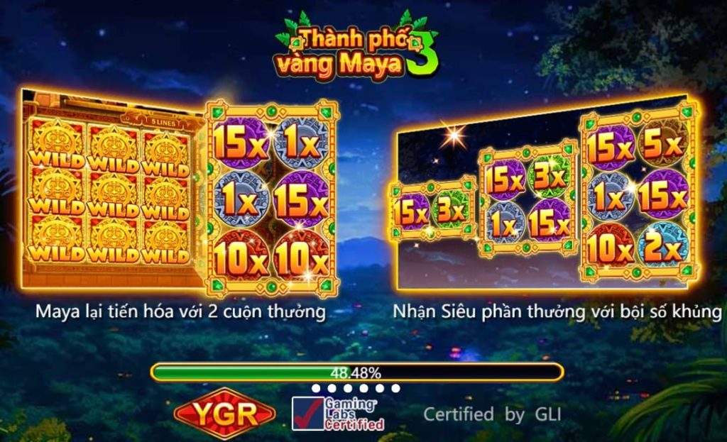 Giao diện của game Thành Phố Vàng MAYA 2 tại TP điện tử