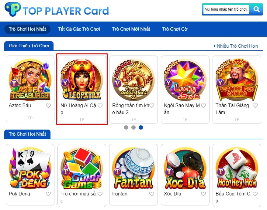 Trải nghiệm đặt cược TP điện tử khi chơi game Nữ Hoàng Ai Cập